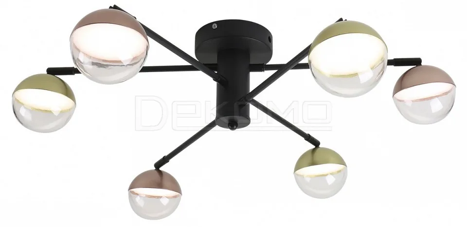 Потолочная люстра Диверсе 10271/6LED Gold/Copper