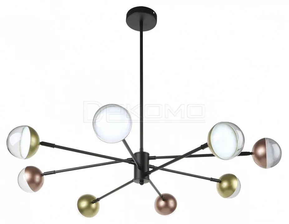 Потолочная люстра Диверсе 10271/8LED Gold/Copper