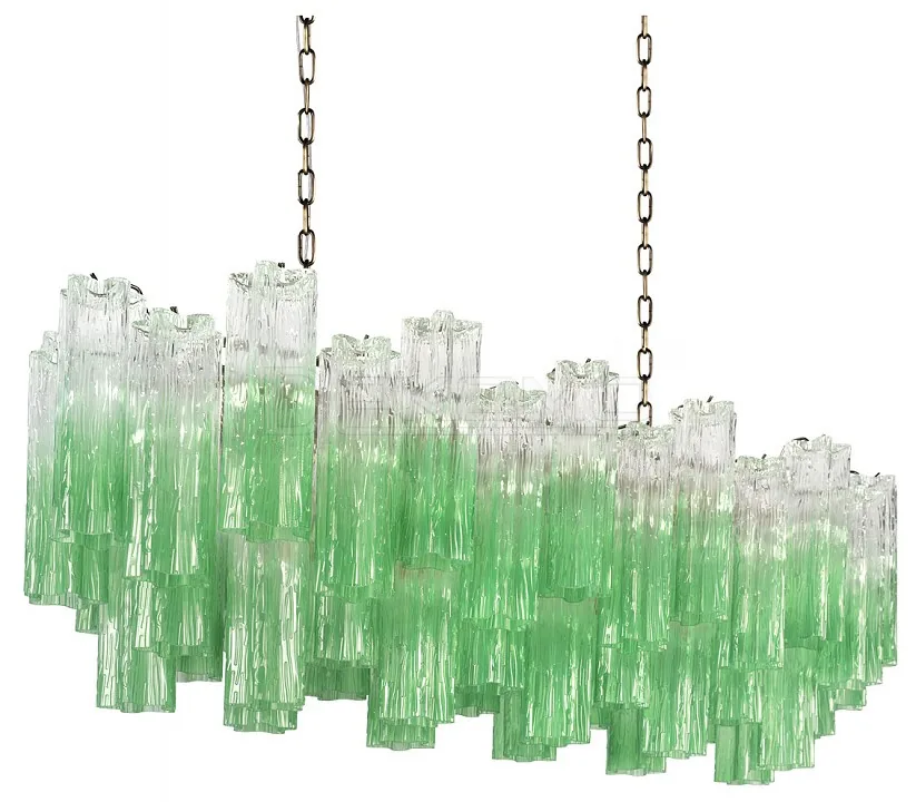 Подвесная люстра Мурано 10580/1000R Clear green