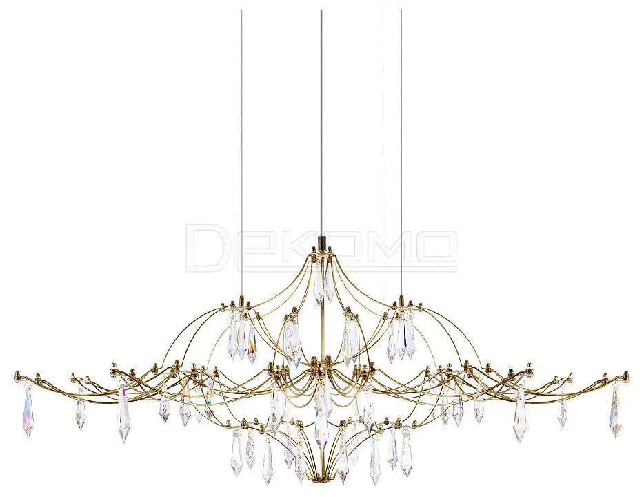 Подвесная люстра Мира 10587/1000 Gold Asfour